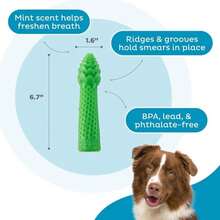 Outward Hound Asparagus Interactive Treat-Dispensing Dog Toy, Medium, Green - ColorA - 查看 3