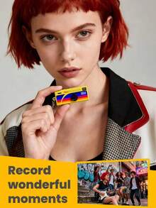 Vintage-Style Mini Multi-Function Mini Digital Camera - Interchangeable Lens & Manual Control HD CCD Portable Camera With Instant Mobile Upload | Ideal For Vlogging, Travel, And Daily Use (Multi-Color Compact Design) - G6相機+16G內存卡 - 查看 4