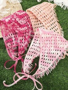 1pc Lace Triangle Headband, Women Fashion Hair Accessories - Multicolor - View 10