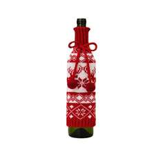 1pc/3pcs Set Holiday Wine Bottle Covers: Christmas Wine Bottle Sweater, Red Wine Bottle Sleeve, Wine Lover Christmas Party, Family Gathering, Home Decor - Multicolor - View 4