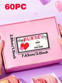 Personalized Couple Stickers,Custom Valentine's Day Stickers,Love Anniversary Stickers,Valentine's Day Couple Sticker Set - Heart Confession Romantic,Stickers, Minimalist Creative Gift Wrapping Scrapbook Greeting Card Decoration Stickers,Valentine's Day Romantic Confession Stickers - Love Daily Decoration Stickers