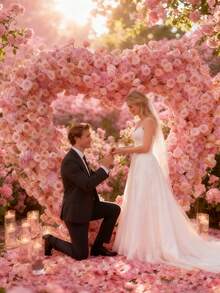 1 Set Heart Arch, Heart Balloon Stand, Birthday Decor, Wedding Decor, Engagement Decor, Proposal Decor, Valentine's Day Decor, Bridal Shower Decor, Anniversary Decor, Creative Floral Decor, Baby Shower Decor, Confession Ceremony Decor, Suitable For Flowers, Tulle, Balloons, Fits Various Occasions