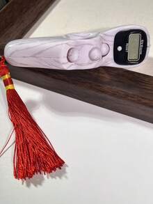 Multi-Color Tassel Rolling Bead Electronic Counter, Portable Handheld LCD Display Prayer Beads Counter, Decorative Pendant, Ramadan Gift, Event Small Gift - Multicolor - View 2
