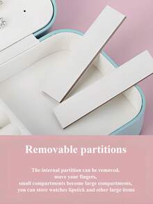 [US-Based Shipping]Travel Pu Leather Jewelry Box, Travel Jewelry Organizer, Multifunctional Waterproof Jewelry Box, Large Capacity Jewelry Box, Portable Jewelry Organizer, Pu Leather Ring Box, Hair Jewelry Organizer, Earring Organizer, Jewelry Organizer, Jewelry Organizer, Detachable Jewelry Organizer, Organizing Organizer, Jewelry Display Box, Travel Jewelry Box, Jewelry Organizer, Multi-Layer Jewelry Organizer, Makeup Brush Organizer, Jewelry Organizer, Cosmetic Organizer. Jewelry Tray, Jewelry Tray, Jewelry Display Rack, Suitable For Rings, Necklaces, Earrings, Brooches, Watches, Bracelets, Lipsticks, Eyeshadow Palettes, Contact Lenses, Bedroom Decorations And Outdoor Travel Must-Haves For Women And Girls, Double-Layer Portable Mini Travel Box, A Must-Have For The Beginning Of The School Season - Nhiều màu - Xem 10