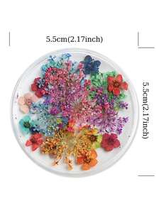 20Pcs Colorful Nail Flowers Nail Art Decoration Forest Style Nail Supplies - Multicolor - View 5