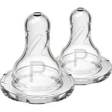 Dr. Brown'S Natural Flow Tetina Estándar, Nivel 1, 2 Unidades - Nivel 2 (3m+) - Ver 10