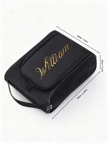Personalized Name Travel Shoe Bag, Anti-Theft Basketball Football Shoe Bag, Portable Business Travel Shoe Bag, Shoe Bag Packaging, Dust-Proof Slipper Bag, Sports Shoe Bag, Outdoor Business Travel Waterproof Sports Shoe Bag, Breathable Mesh Football Shoe Bag For Men And Women, Practical Gift For Boyfriend/Girlfriend, Essential For Business Travel And Back To School - Multicolor - View 11