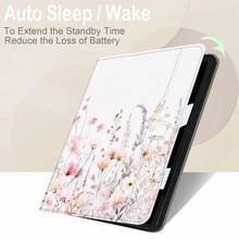 Case For IPad (A16) 11th Generation 11 Inch 2025, IPad 10th Generation Case 10.9 Inch 2022 Kickstand Auto Sleep Cover With Pencil Holder & Pocket, Pink Floral,PinkFloral - 粉紅花香 - 查看 5