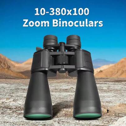 10-380x100 Professional High Definition Binoculars, High Magnification Binoculars, Great Christmas Gift, Suitable For Birdwatching, Hiking, Travel And Concerts