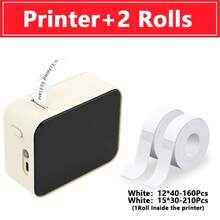 Marklife P15 Mini Portable Thermal Printer, Wireless Bluetooth Pocket Printer, Suitable For Home & Office, Can Make Labels, Stickers And Tags, With USB Interface - White - View 12