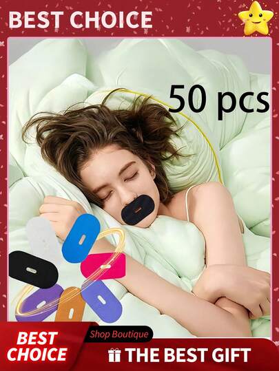 60片装止鼾贴 - 透气舒适，有效减少打鼾 | 强力粘胶，易于移除 | 中性助眠产品，整夜安睡，有效减少打鼾，中性透气材质，强力粘胶，易于移除，止鼾器，佩戴舒适，改善睡眠质量，整夜安睡，享受优质睡眠（1/5/10/20/30/40/50/60片装）