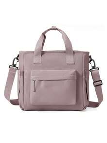 Insulated Lunch Tote Bag, Multi-Layer Thermal Lunch Box Cooler Handbag, Large Capacity Lunch Bag - Keeps Food Warm And Fresh For Long Periods, Durable Shoulder Strap For Easy Carrying, Perfect For Work, School Or Outdoor Activities, Multiple Colors Available - Multicolor - View 10