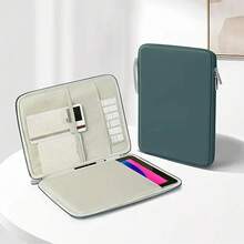 10.9英寸和12.9英寸平板电脑便携包，防震设计，多口袋，兼容iPad 11/10/10.9英寸、7/8/9/10.2英寸、Mini 7/6、Air 11(M2)、Pro 12.9英寸，符合人体工学的手柄，柔粉色设计，适合旅行、工作和学习。 - 彩色 - 查看 12