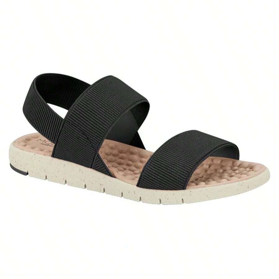 Orthopedic Modare Elastico Massager Sandal 7162206 - Black - View 1