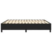 vidaXL Telaio per letto a molle insacchettate nero, 180x200 cm, in pelle sintetica - nero - Visualizzare 6