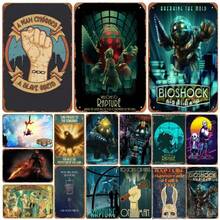 Classic Video Game Tin Metal Signs Poster Rapture Anime Pictures De - 14 - 查看 1