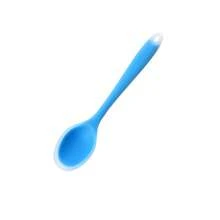 2pcs Household Silicone Spoon, Heat Resistant Non-Stick Pot Dedicated Soup Spoon & Mixing Spoon - Multicolor - View 9