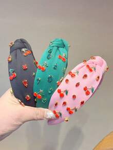 3 قطع شريط رأس أنيق متعدد الاستخدامات مطرز بزهور، مناسب للاستخدام اليومي، المنزل، المدرسة، الشاطئ، المكتب، التنقل، الحفلات، العطلات، عيد الميلاد، عيد الحب، عيد الأم، الزفاف، مهرجان الموسيقى، التخرج، إكسسوارات شعر للنساء