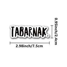 1/2/5pcs TABARNAK. Stickers, Durable & UV-Protected | Glossy Finish | Perfect For Laptops, Water Bottles, Phones | Ideal Gift For Book Lovers & Readers, For Return School, Book Lover Gifts,Art,Paintings,Vase Decor,Gag Gift For Work Or Motivational Reminder,School Supplies,God,Home Decor,Classroom,Custom Stickers,Teacher Supplies,Halloween/Christmas/Trick Or Treat,Jesus,Self Care,Scrapbook Supplies,Letter Stickers,Funny Stickers - Multicolor - View 2