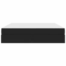 vidaXL Letto contenitore con materasso, nero, 180 x 200 cm, velluto - nero - Visualizzare 7