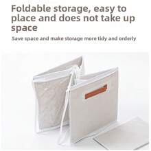 Shoe Storage Box Durable 12 Pairs Capacity Organiser With Zipable Clear Cover - White - View 6