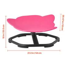 Kids Swivel Chair, 220 Lbs Capacity, Elephant Shape Sensory Spinning Chair, Autistic Kids Sensory Toy Seat With Non-Slip Metal Base, Toddler Sit & Spin Seat For Coordination Balance Focus, Red - Red (elephant) - 查看 10