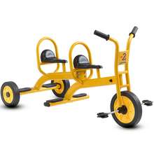 Kids Tricycle For Toddler, Preschool Kids Trike Bike With Non-Slip Pedal And Airless Rubber Wheels, Outdoor Playground Daycare Kid's Balance Bike, Gift For Boys And Girls - Yellow - View 9