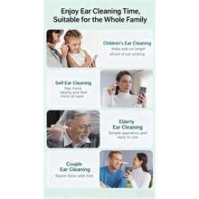 Ear & Nose Cleaning Appliances - Visible Ear Cleaning Spoon - Black + 9-piece Set - View 7
