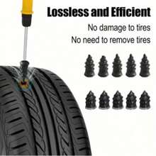 Emergency Tire Repair Kit - Powerful Adhesive And Rubber Strips For Repairing Flat Tires On Cars/Trucks/RVs, A Mobile Safety Solution And An Excellent Christmas Gift