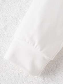 Baby GirlCasual Fashionable Leopard Print Bow Long Sleeve Top And Pants Set, Spring/Autumn - White - View 4