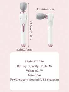 2025新款可充电电动手持按摩棒，全身颈背腰腿按摩手持按摩器，小巧电动按摩锤揉捏振动按摩器，多功能便携式按摩器