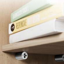 10/20pcs Metal Shelf Support Pins (With Anti-Slip Sleeve), Cabinet Partition Self-Tapping Screws, Laminate Board Brackets - Furniture Glass Bracket Integrated Screw Set