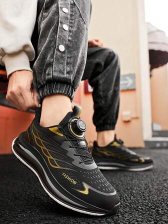 1双条纹几何图案运动鞋，系带公路跑鞋，休闲运动鞋，适合户外、健身房、校园、度假等各种场合，四季皆宜