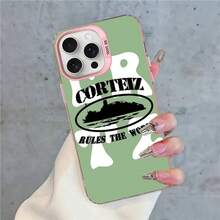 Hot Fashion C-Corteizs Phone Case Compatible With  16 15 14 13 12 11 Pro Max X XR XSMAX 8 7 Plus Matte Shockproof Back Cover, Cover Compatible With  17 Pro Max Case,  17 Pro Case,  17 Case,  16 Pro Max Case - z1 - 查看 4
