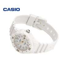 Casio 卡西欧运动模拟手表，白色表盘和树脂表带，100米防水，38.9毫米多功能尺寸，适合校园、通勤和休闲佩戴 LRW-200H-7E2 - 均碼 - 查看 4