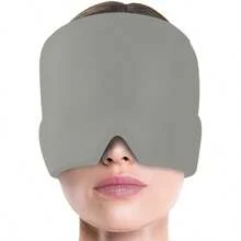 1pc Cool Gel Ice Bag Head Cap,Cooling Gel Ice Pack Cap, Hot And Cold Therapy Headgear, Cold And Hot Treatment Headgear, Relieves Migraine, Cold Compress Sleep Head Cover Eyeshade, Gel Ice Cap Head And Eye Physical Cooling Migraine Hat, Cooling For Migraine Cold And Hot Compress Headgear,For Outdoor,Sport,Travel,Kitchen,Bedroom,School,Office,And For Woman,Man,Children,Adult, Christmas, Halloween - Black - View 17