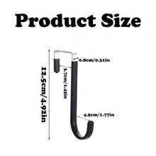 1 pezzo Gancio senza chiodi impermeabile per ghirlanda natalizia, gancio senza cuciture da appendere sulla porta, decorazioni natalizie per la casa, decorazioni per la stanza, decorazioni natalizie invernali, regali di Natale, decorazioni natalizie