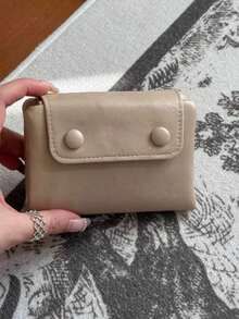 Cartera de identificación transparente de estilo vintage Y2K, versátil, con soporte para pasaporte suave y conveniente para compras diarias, viajes, fiestas y regalos. Pequeña cartera, monedero, tarjetero para mujer. - Multicolor - Ver 11