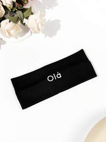 1/4件套 时尚布艺发带，女士多功能日常佩戴，适合狂欢节、嘉年华等场合，可作发带、头巾、吸汗带、校园用品、大学用品、秋冬季女士发饰、度假装扮、优雅围巾、柔软头巾