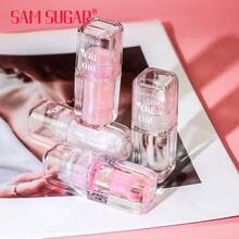 SAM SUGAR Brillo labial de perla termocrómica transparente, hidratante y nutritivo. Reduce las líneas de los labios, cuidado labial, bálsamo labial voluminizador - Multicolor - Ver 8