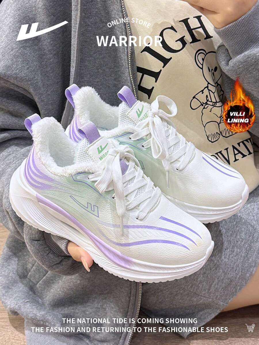 WARRIOR 1 Đôi Giày Thể Thao Buộc Dây Phía Trước Cho Nữ, Giày Chạy Bộ Lưới Thoáng Khí Chống Trượt Bền Thoải Mái Nhẹ Đa Năng Cho Mặc Thường Ngày Ngoài Trời