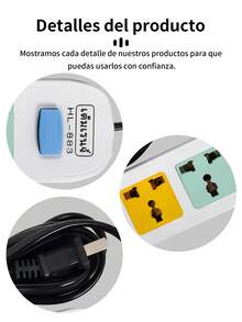 Electrical Sockets And Plugs Adaptor - White - View 8