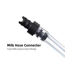 适用于 Melitta、Jura 和 Nivona 等型号咖啡机的奶泡吸管接头 - 黑色 - 查看 4