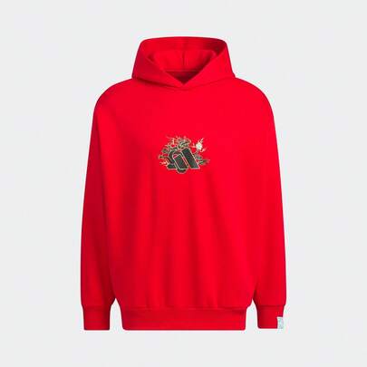 Adidas 男士休闲保暖内衬卫衣，春秋季时尚运动服