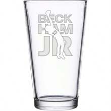 DFootball Sports Athletic Player - Laser Engraved Pint Glasses For Beer 16 Oz Stein Beckham Jr #13 - BeckhamJr13 - 查看 4