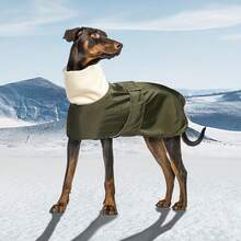 Pet Winter Clothes Adjustable Hook And Loop Closure Stylish Dog Jacket Warm Turtleneck Dog Coat