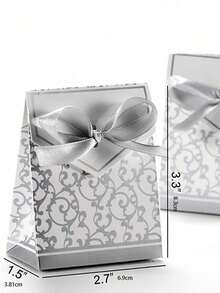 10pcs/50pcs/Pack Eid Al-Adha, Eid Mubarak Party Favor Gift Candy Paper Boxes - Multicolor - View 4