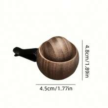 1 Handmade Car Air Freshener Diffuser - Wooden Spherical Design With Black Handle, No Batteries Required, Perfect For Car Vents And Home Use, Fragrance Diffuser - Multicolor - View 10