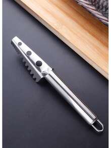 3pcs Stainless Steel Fish Scale Scraper Set, Manual Fish Scaler, Descaler, Fillet Knife Kitchen Tools