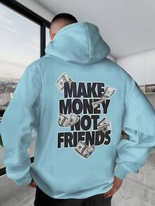 Sweat-shirt à capuche pour homme - Noir - Voir 11